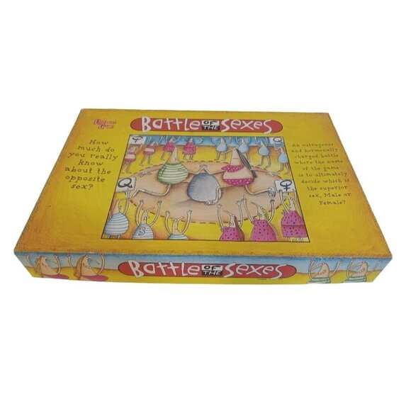 University Games Battle Of The Sexes Board Game 1997 Game Night No Manual - Picture 3 of 4
